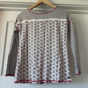 Matilda Jane White & Pink Patterned Girls Long-Sleeve Top